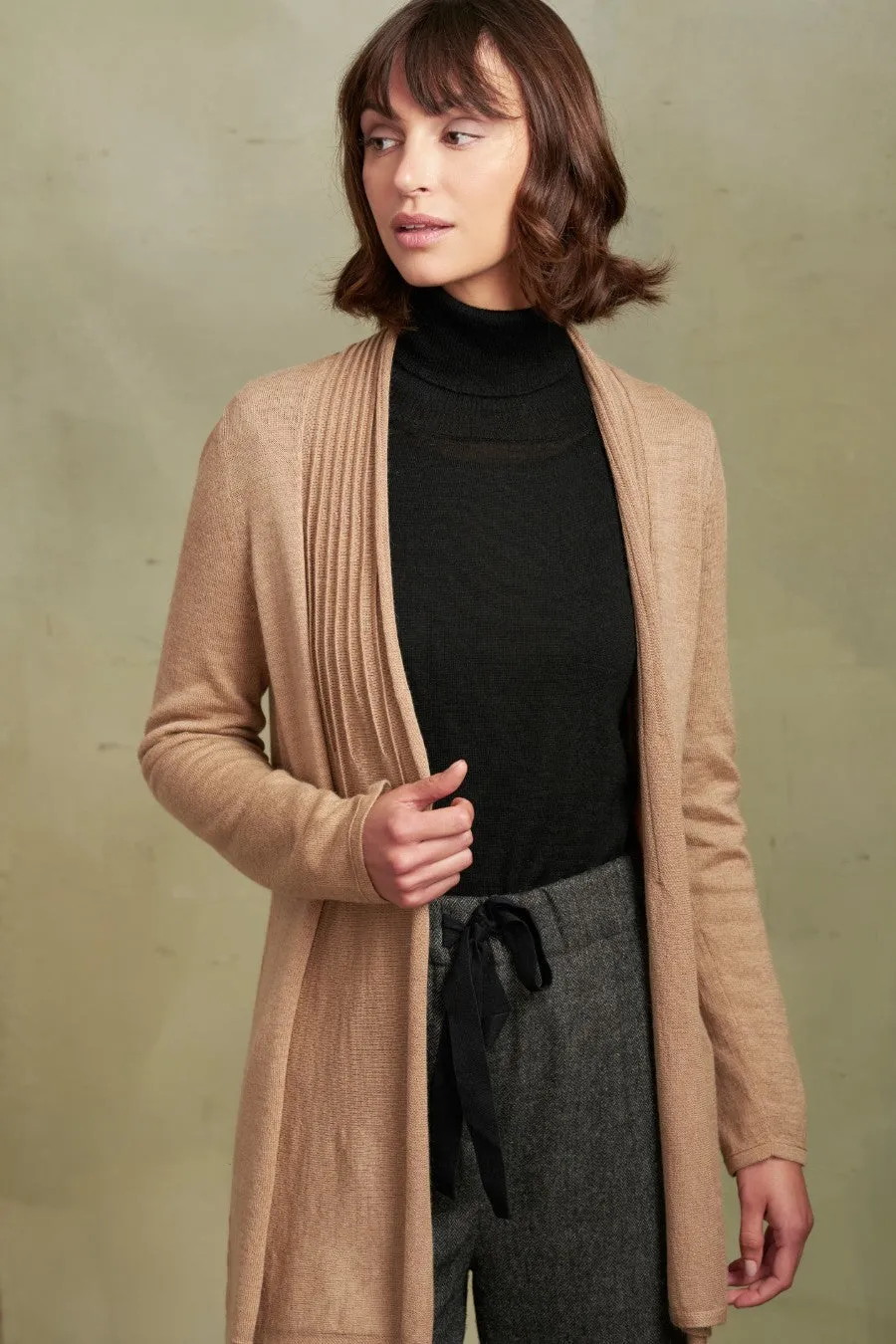 Kayla Cardigan Royal Alpaca Color Groissant